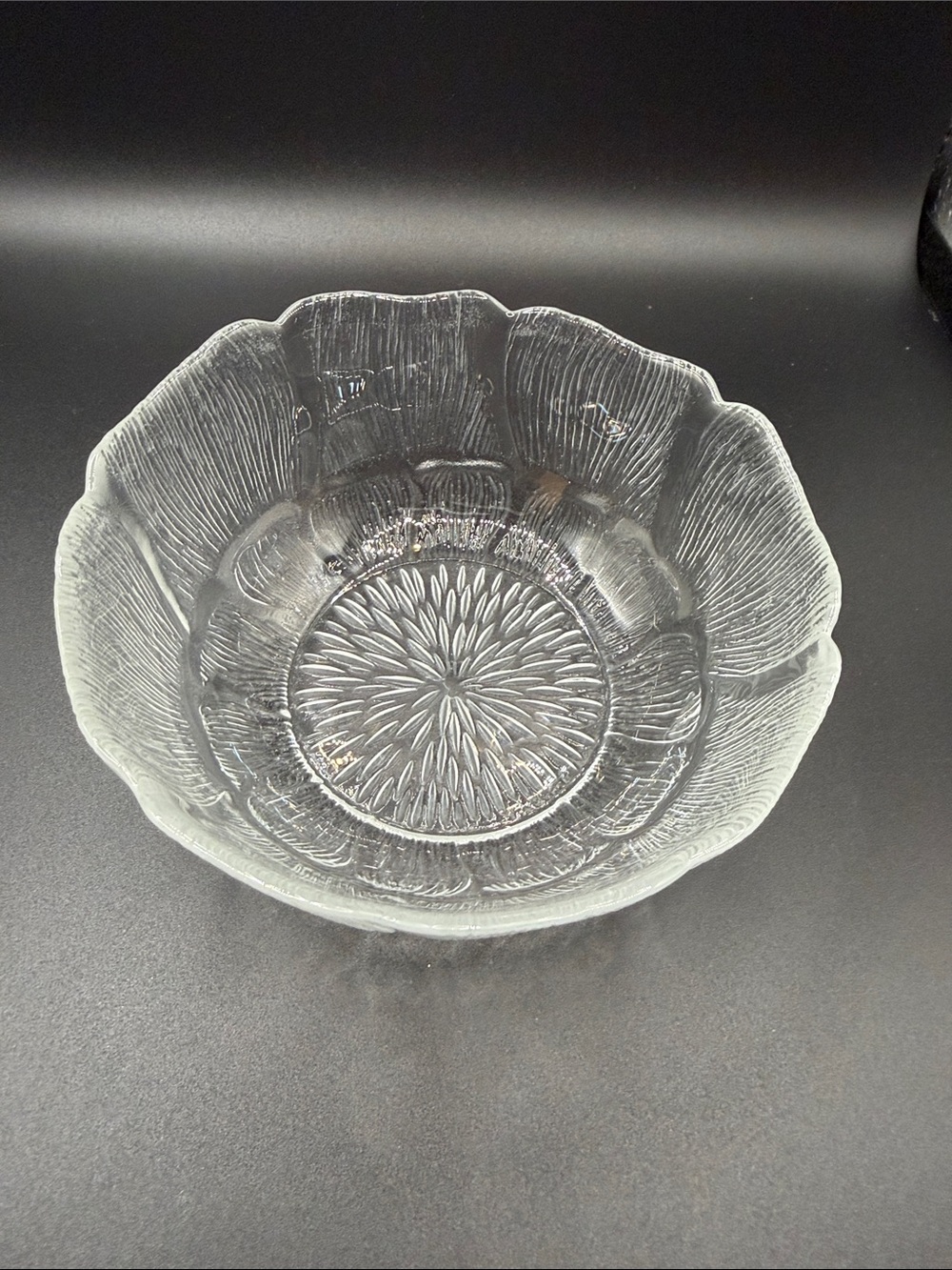 Vintage Arcoroc Fleur Collection Small Fruit Dessert Bowl 4 7/8”